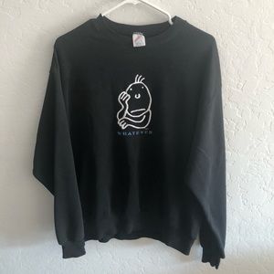 Vintage Jerzees Whatever Cartoon Crewneck